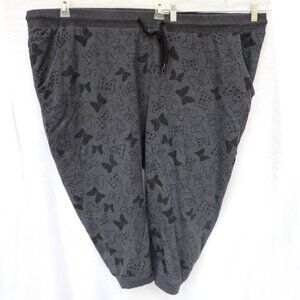 Disney comfy knit pants, grey Minnie Mouse print, plus size 5